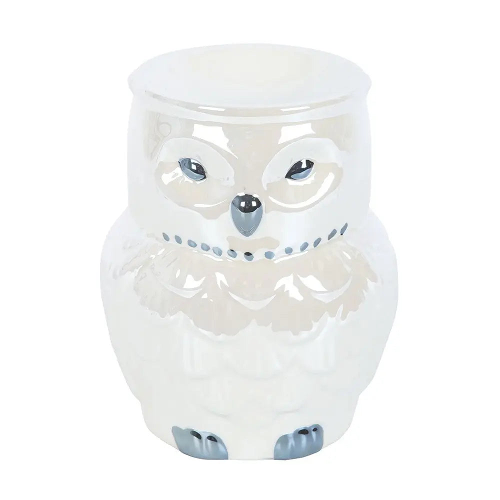 Iridescent Owl Oil Burner and Wax Warmer