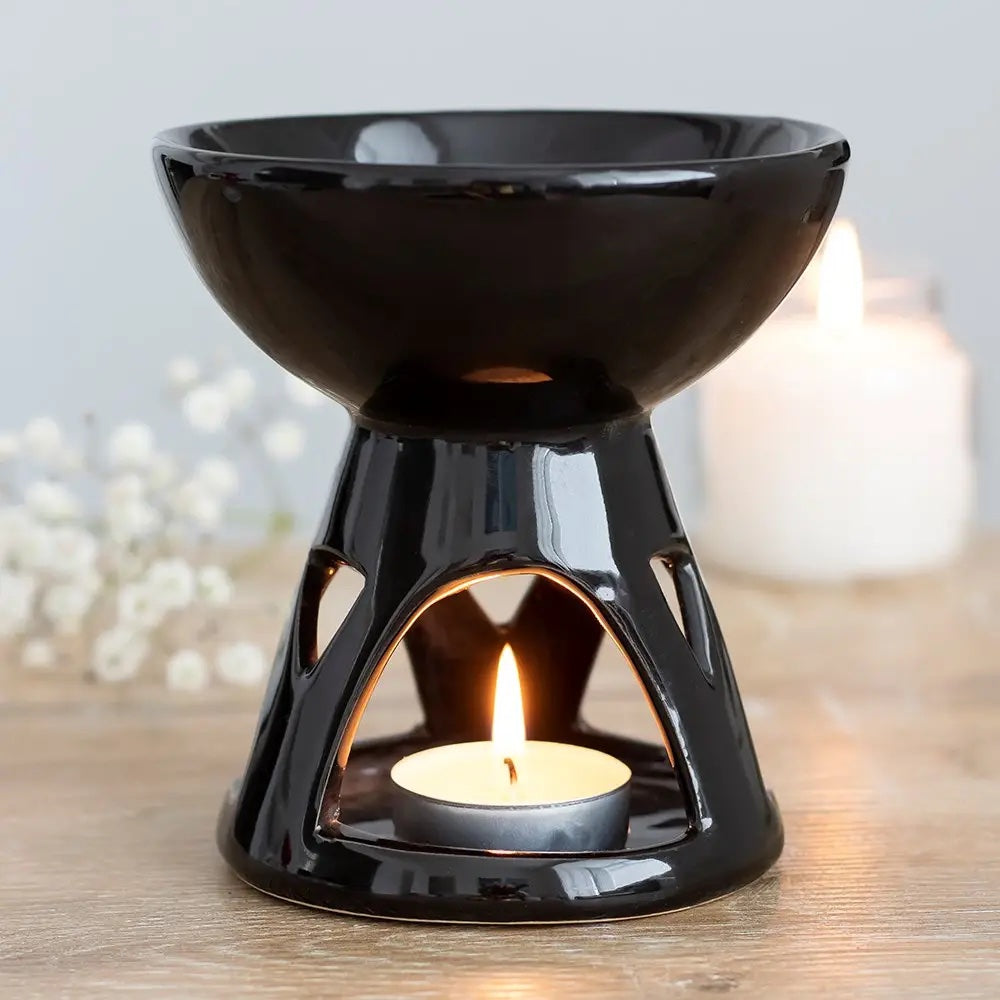 Black Deep Bowl Wax Warmer